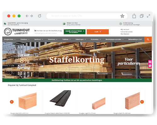 webshop tuinhout